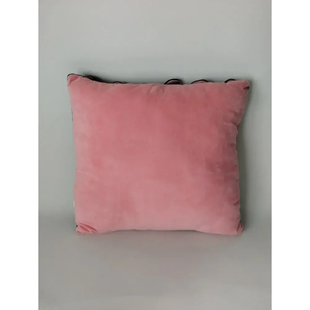 Pink / Black 3-D Bat Pillow 16